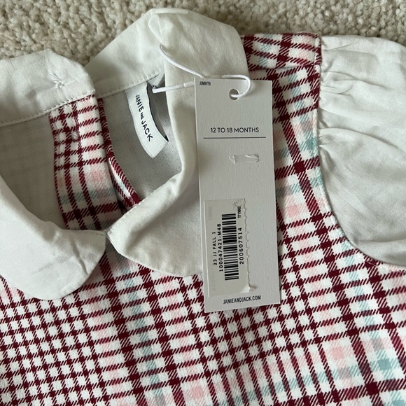 Janie and Jack Plaid Dress - Picture 3 of 5